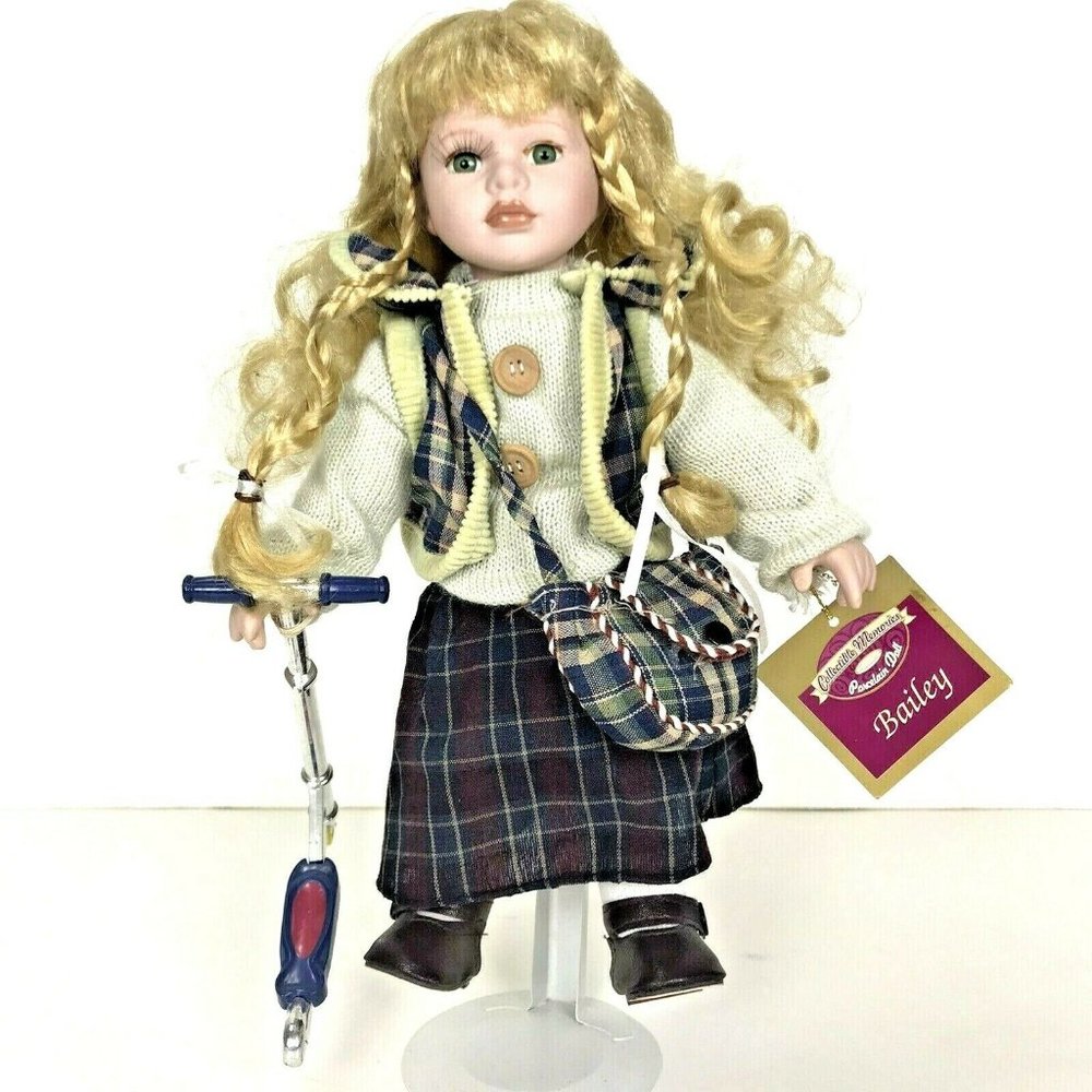 Collectible Memories Porcelain Doll Bailey 12"